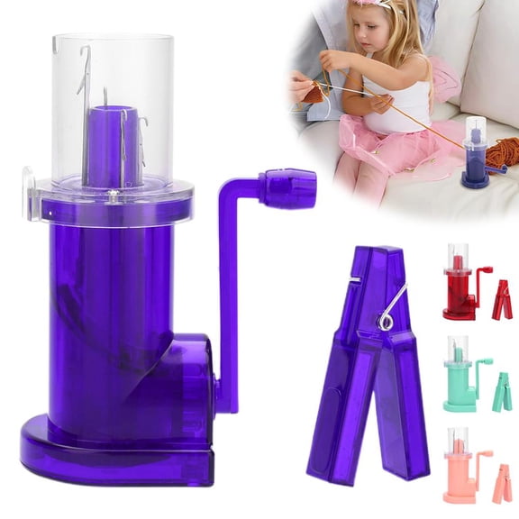 NOVELAR Compact Knitting Mill for I-Cords, 5.31 Inches Long with Stable Tension Design, Creates Uniform Cords Fast, Great for Beginners and Experienced Crafters