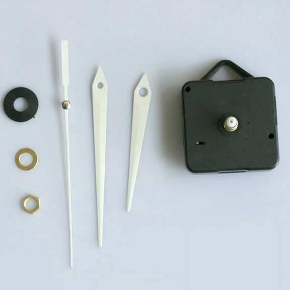 NOVELAR DIY Clock Movement Mechanism, Includes 3.1 in to 5.1 in Hands and Mounting Hardware, Reliable Quartz Movement Powered by AA Battery, Ideal for Clock Making, Repair, and Replacement Projects