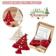 thumbnail image 1 of NOVELAR DIY Macrame Christmas Tree Kit with Step-by-Step Video Guide, All-Inclusive Materials for 3 Handmade Ornaments, Creative Holiday Activity for New Crafters, 1 of 6