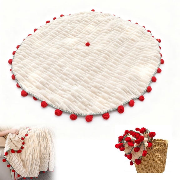 NOVELAR Double-Sided Bamboo Velvet Throw Blanket, Converts to Floral Bouquet, Ideal for Home Decor or Gifting