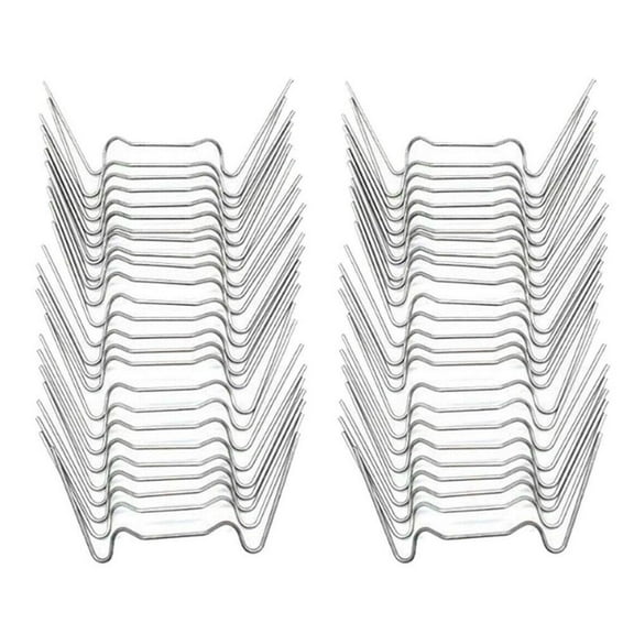 NOVELAR Fire-Dipped Galvanized Glass Clips, 1.1 in Depth, Rustproof Fasteners for Hollow Panels, Strengthen Greenhouse Panels Before Storms