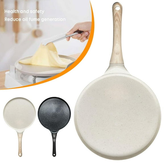 NOVELAR Flat Bottom Cooking Pan, Stainless Steel with Non-Stick Coating, Heats Ingredients Evenly, Perfect for Baking and Sauting