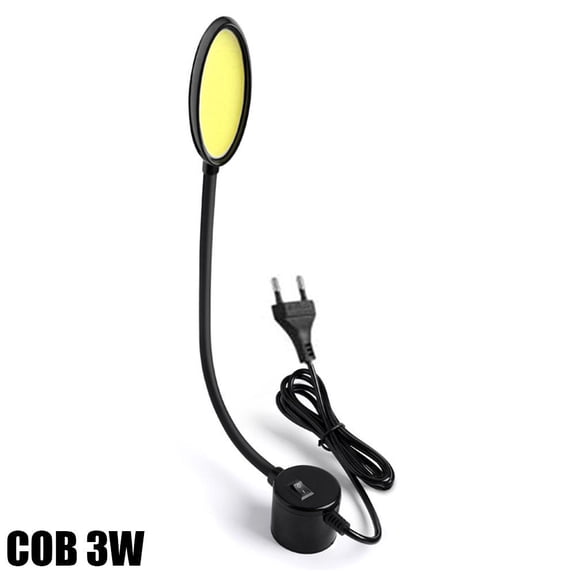 NOVELAR Flexible Gooseneck Work Light with Magnetic Base, 360° Adjustable Bright Illumination, Perfect for Sewing, Embroidery, and Repair Tasks