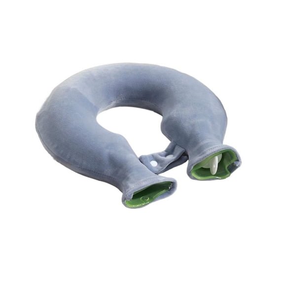 NOVELAR Flexible Hot Water Bottle for Neck, Removable Fleece Cover, Provides Targeted Warmth, Perfect for Arthritis or Chilly Nights