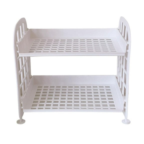 NOVELAR Foldable Makeup Organizer, 9.65x6.5x6.5 in, Multi-Layer Stacking with Large Capacity, Keeps Vanity or Countertop Clean and Spacious