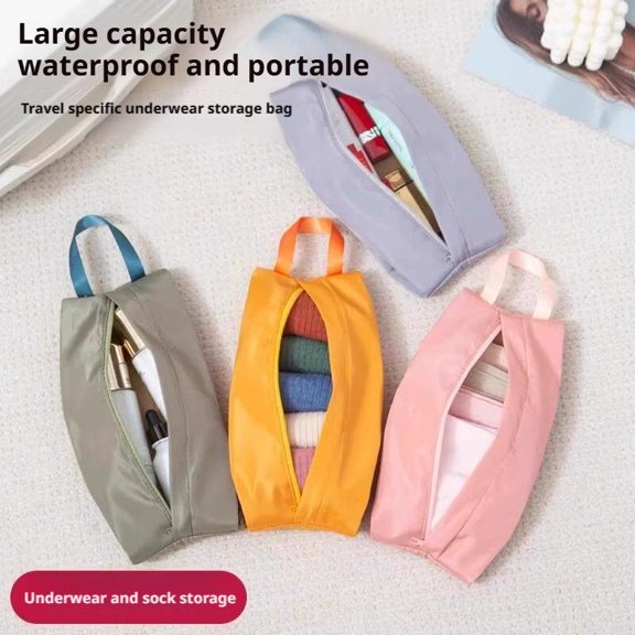 NOVELAR Multi-Color Underwear Storage Bag, 10.63 x 3.94 in, Divided Compartment Design, Prevents Friction and Maintains Shape, Great for Classifying Bras and Panties