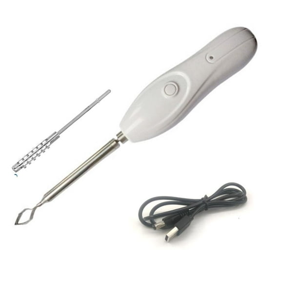 NOVELAR Multi-Head Electric Tool for Lead Extraction and Fish Scaling, Compact 3.1 x 7 Inch Size, Ideal for Artists, Anglers, and DIY Projects