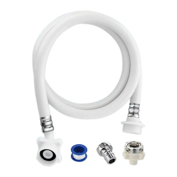 NOVELAR PVC Washing Machine Water Supply Hose, 24 to 39 Inch Lengths, Leak-Proof Connection Design, Easy Replacement for Laundry Appliances