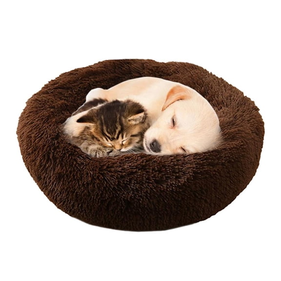 NOVELAR Pet Bed with Raised Rim, 15.6 Inch, Odor-Free Material Safe for Pet Skin, Ideal for Cats and Dogs Needing Support and Warmth