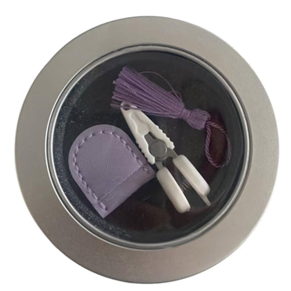 NOVELAR Portable Craft Scissors Set, Leather-Like Cases for Blade Protection, Ideal for Crochet and Embroidery On-the-Go