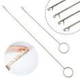 thumbnail image 1 of NOVELAR Professional Loop Turner Tool, 10.4 Inches Long with Stainless Steel Construction, Prevents Fabric Damage, Perfect for Sewing Projects and Stringing Tasks, 1 of 7