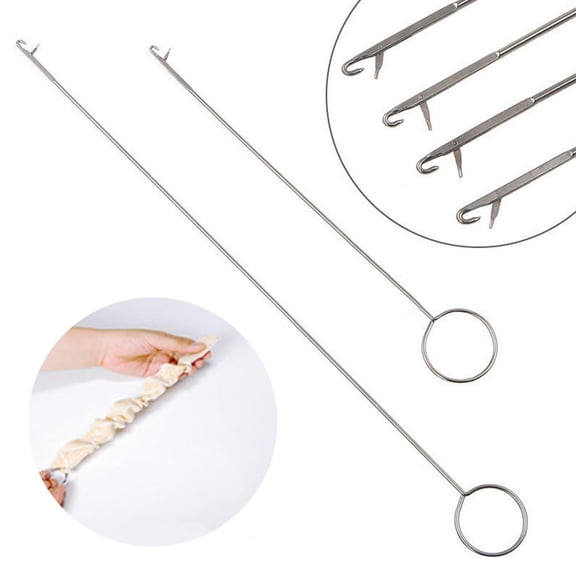 NOVELAR Professional Loop Turner Tool, 10.4 Inches Long with Stainless Steel Construction, Prevents Fabric Damage, Perfect for Sewing Projects and Stringing Tasks