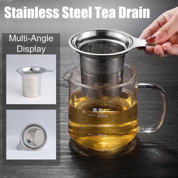 NOVELAR Reusable 3.5 Inch Metal Tea Infuser, No Paper Filter Needed, Perfect for Hot or Cold Beverages in the Kitchen
