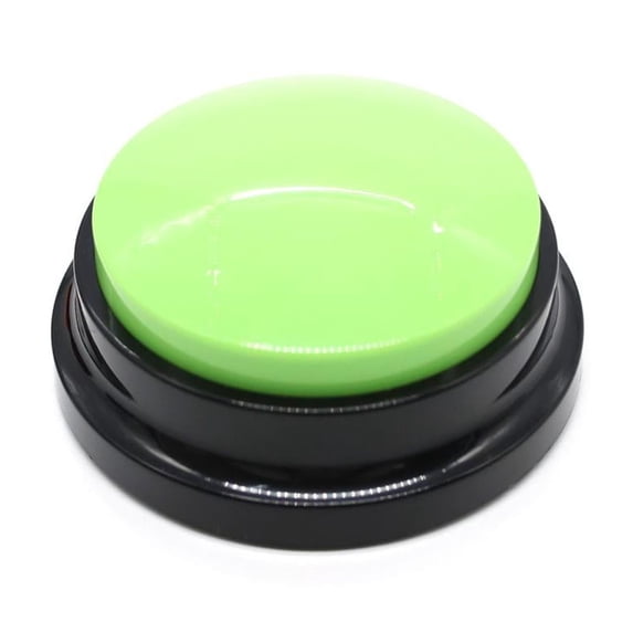 NOVELAR Sound Button for Pets, 3.31 Inches Long with Customizable Labels, Easy Press Design for Clear Communication, Perfect for Dog or Cat Training Sessions