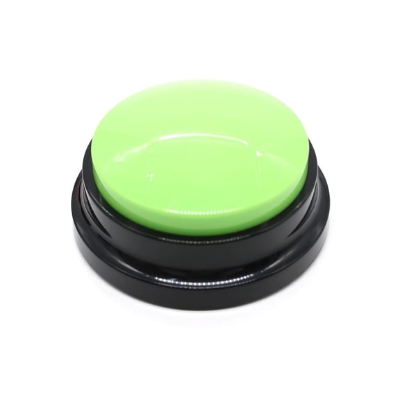 NOVELAR Sound Button for Pets, 3.31 Inches Long with Customizable Labels, Easy Press Design for Clear Communication, Perfect for Dog or Cat Training Sessions