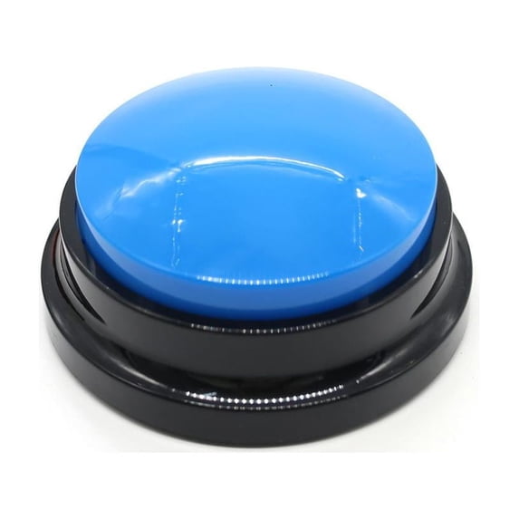 NOVELAR Sound Button for Pets, 3.31 Inches Long with Customizable Labels, Easy Press Design for Clear Communication, Perfect for Dog or Cat Training Sessions