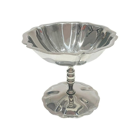 NOVELAR Stackable Stainless Steel Dessert Container, 3.9 in Wide, Corrosion-Resistant for Long-Term Use, Enhances Dining Style at Cafes and Family Gatherings