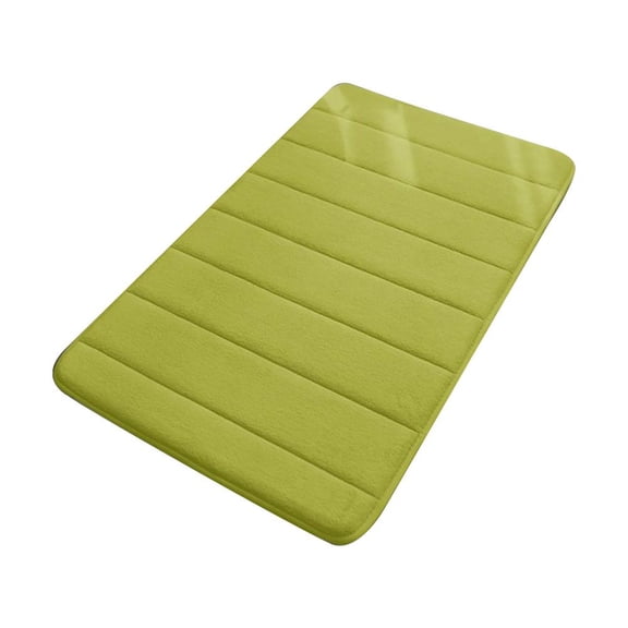 NOVELAR Thick Memory Foam Bathroom Rug, 16x24 Inches, Quick-Dry & Anti-Slip Backing, for Tile and Wood Floors
