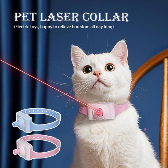 NOVELAR USB-C Rechargeable Light-Up Cat Collar, 15-Min Auto Shutoff for Battery Life, Comfortable Wear for All Breeds