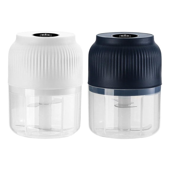 NOVELAR USB Rechargeable Electric Chopper, Compact 4.7 Inch Design, Saves Time on Food Preparation, Great for Processing Ginger, Herbs, and Ingredients While Cooking