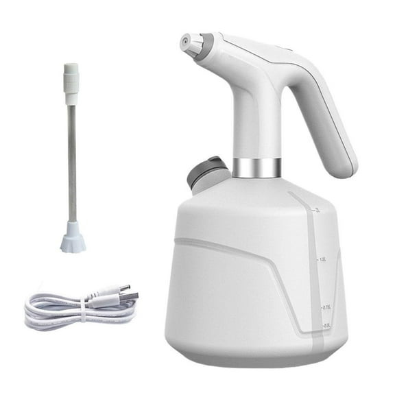 NOVELAR USB Rechargeable Sprayer, 1200mAh Battery for Fine Mist to Jet Spray, Lightweight Handheld Tool for Garden Fertilizing and Pest Control