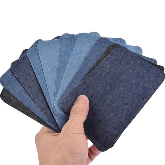 NOVELAR Washable Denim Repair Patches, Easy Iron-On Application in Minutes, Save Favorite Jeans from Rips and Fraying