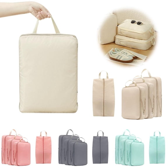 NOVELAR Waterproof Packing Cubes Set, Multi-Size for Clothes and Shoes, Perfect for Travel and Weekend Getaways