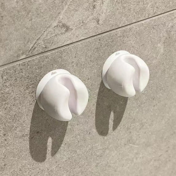 NOVELAR White Suction Cup Holder for Manual Toothbrushes, Space-Saving Design for Countertop or Mirror, Great for Kids' Bathroom or RV