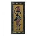 thumbnail image 1 of NOVICA African wood wall accent, 'Working Hard', 1 of 5