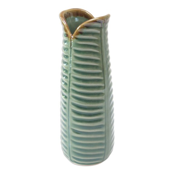 NOVICA Ceramic vases, 'Nature Speaks' (pair)