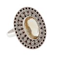 thumbnail image 1 of NOVICA Citrine cocktail ring, 'Mumbai Sophisticate', 1 of 4