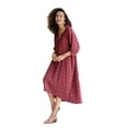 thumbnail image 1 of NOVICA Cotton dress, 'Chiang Mai Wine', 1 of 6
