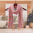 thumbnail image 1 of NOVICA Cotton scarf, 'Charming Candy', 1 of 6