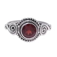 thumbnail image 1 of NOVICA Garnet cocktail ring, 'Assam Allure', 1 of 8