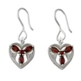 thumbnail image 1 of NOVICA Garnet dangle earrings, 'Radiant Romance', 1 of 6