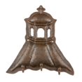 thumbnail image 1 of NOVICA Iron coat and key rack, 'Sacred Colonial', 1 of 5