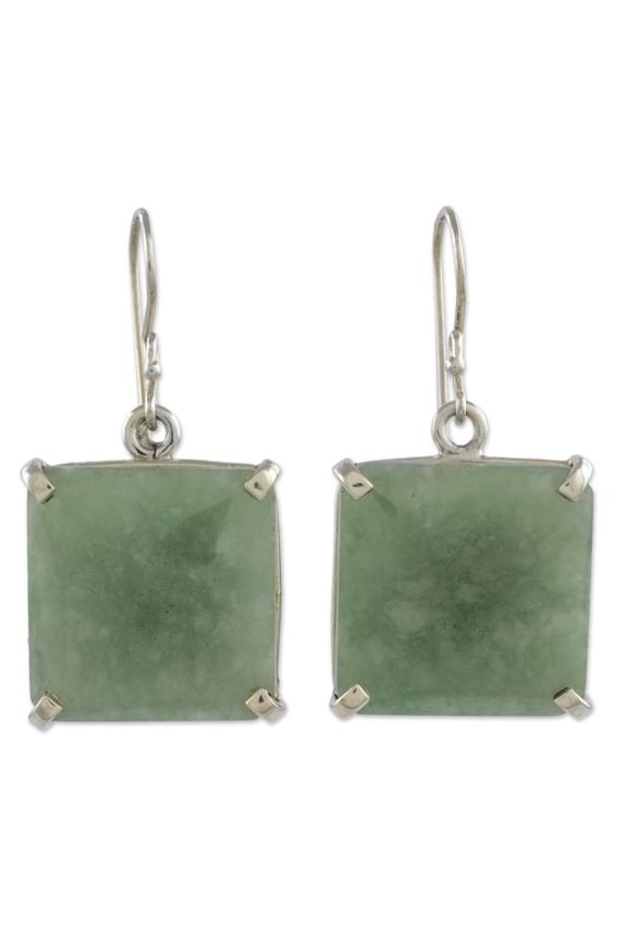 Artisan Handcrafted Sterling Silver Drop Earrings Leaf of Bali Indonesia Tree [2 in L x 0.3 in W x 0 in D] ' Willow Leaf'