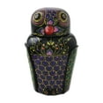 thumbnail image 1 of NOVICA Artisan Handmade Lacquered Wood Box Painted Decorative [4.5in H x 3in Diam.] 'Owl and Its Secrets', 1 of 7