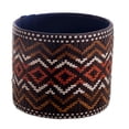 thumbnail image 1 of NOVICA Handmade Brown Natural Fiber Bracelet Cuff Patterned Colombia Woven [7 in L (end to End) x 2 in W] 'Mountain Overlook', 1 of 7