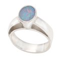 thumbnail image 1 of NOVICA Opal solitaire ring, 'Pride', 1 of 8