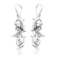 thumbnail image 1 of NOVICA Handmade .925 Sterling Silver Dangle Earrings Mythical Bird No Stone Indonesia Animal Themed [2 in L x 0.6 in W x 0 in D] 'Mythical Bird', 1 of 8
