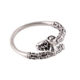 thumbnail image 1 of NOVICA Artisan Handmade .925 Sterling Silver Wrap Ring Shivathemed from India Stone No Hinduism Religious 'Powerful Shiva', 1 of 5