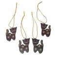 thumbnail image 1 of NOVICA Wood ornaments, 'Sweet Felines' (Set of 4), 1 of 5