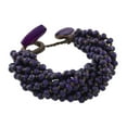 thumbnail image 1 of NOVICA Wood torsade bracelet, 'Nan Belle', 1 of 5