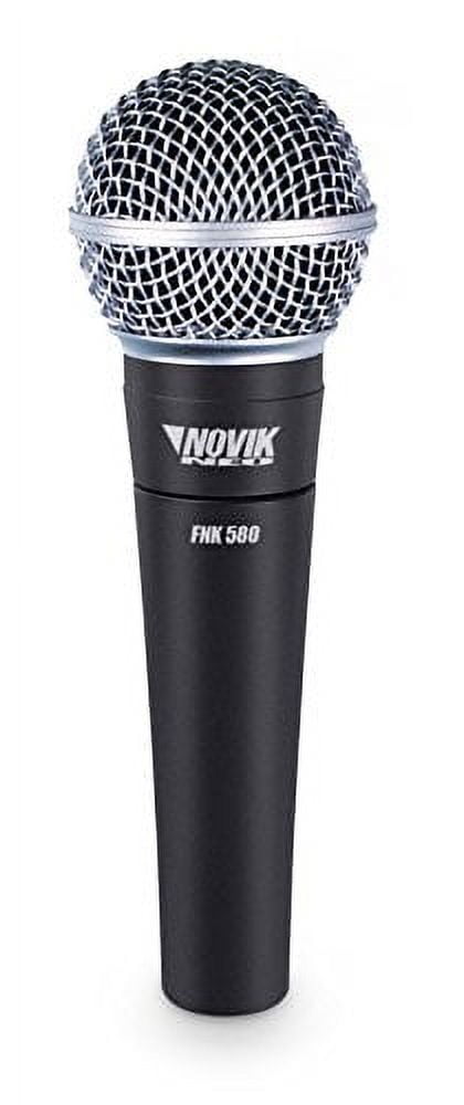 NOVIK NEO FNK 580, Professional Dynamic Microphone with Cardioid Polar Pattern &amp; Cable, Unidirectional, Connector: XLR,