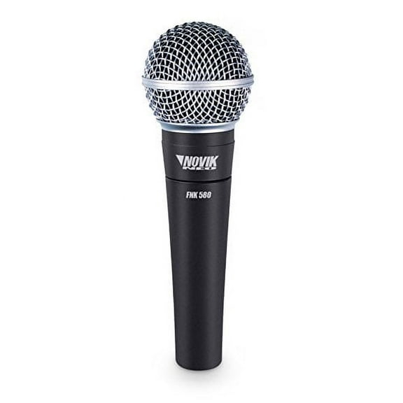 NOVIK NEO FNK 580, Professional Dynamic Microphone with Cardioid Polar Pattern & Cable, Unidirectional, Connector: XLR,