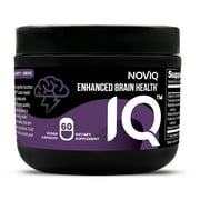NOVIQ IQ - 11-in-1 Nootropic Brain Supplement: Supports Memory & Cognition - Bioactive B-Complex w/ 5-MTHF, L-Theanine, L-Tyrosine, Bacopa, Ginkgo, Huperzine