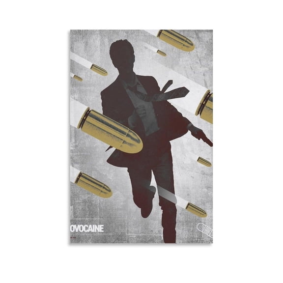 NOVOCAINE Limited Edition Canvas Wall Art Retro Movie Poster P-1