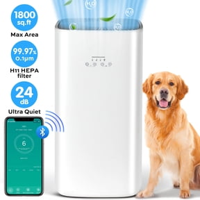 VUSIGN Air Purifier for Large Home Bedroom, 1800 Sq.ft with HEPA Filter, Air Cleaner captures 99.97% 0.1m particles of Pet Allergens Smokers Odors Dust