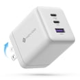 thumbnail image 1 of NOVOO 100W USB-C GaN Wall Charger, 3-Port Fast Charger with Foldable Plug for MacBook, Laptop, iPhone and More, 1 of 12
